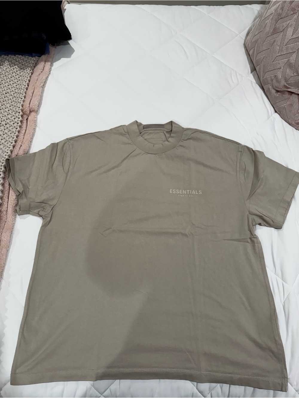 ESSENTIALS Men's Crew Neck T-Shirt-L